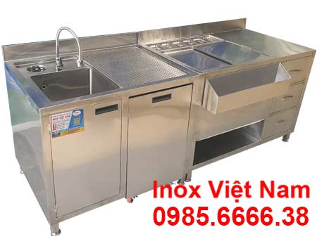Hệ Quầy Pha Chế Inox QB-47