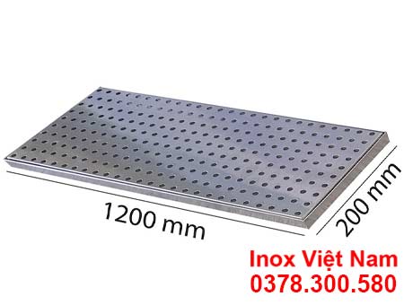Khay Úp Ly Inox 1m2 KUL-04