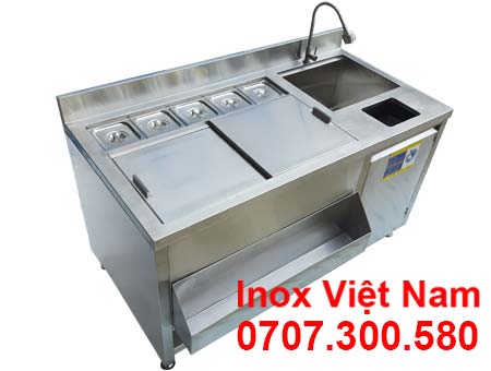 Quầy Pha Chế Inox 304 Chất Lượng QB-29