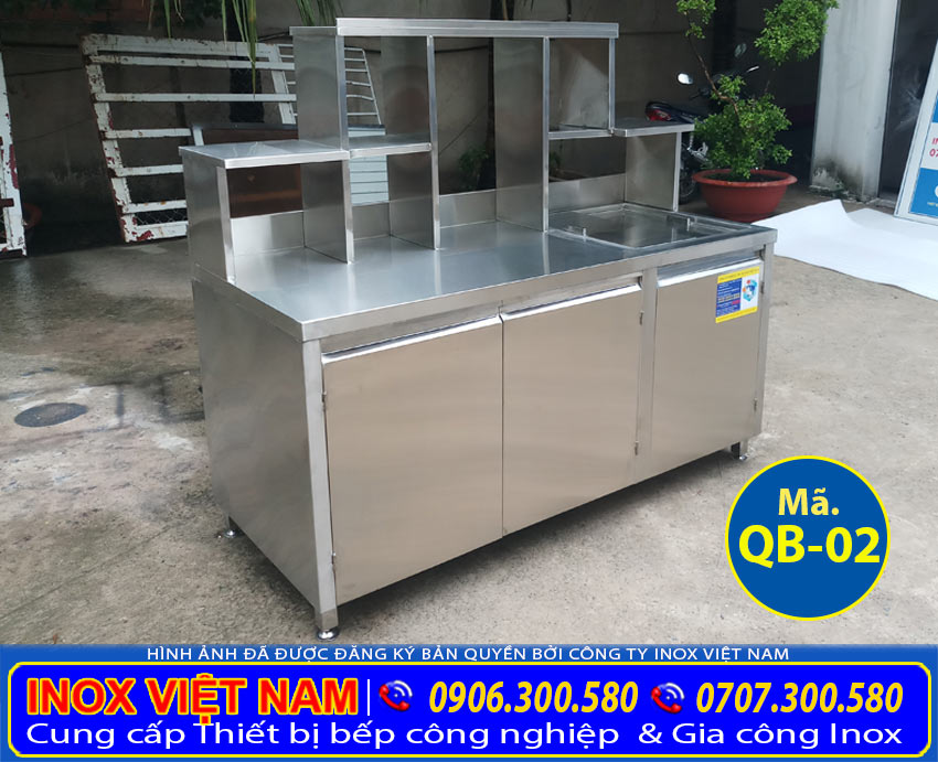 Thiết kế quầy bar inox theo yêu cầu