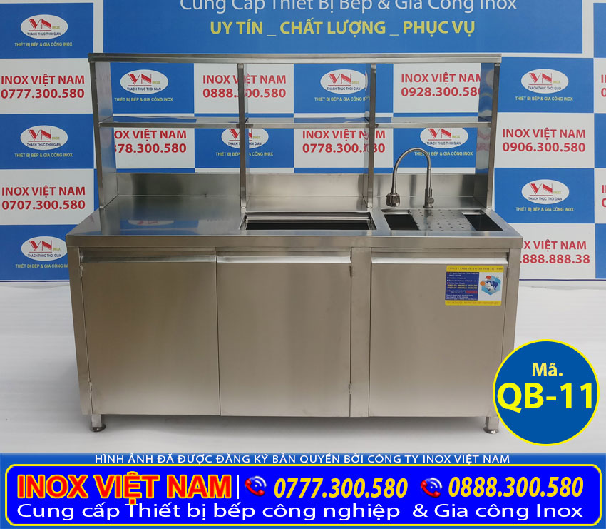 Quầy pha chế trà sữa QB-11 cao cấp