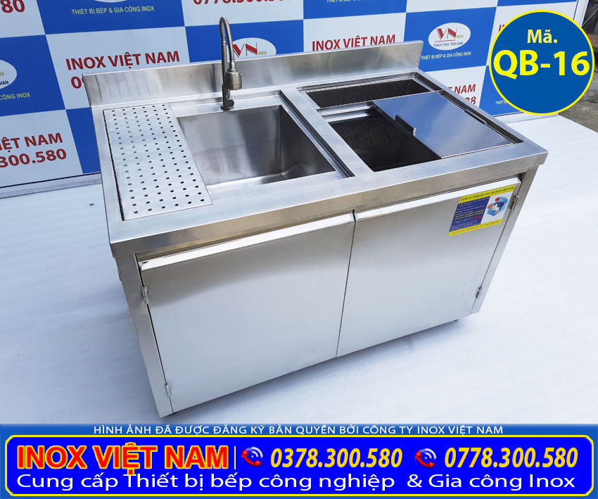 Quầy pha chế inox 1m2