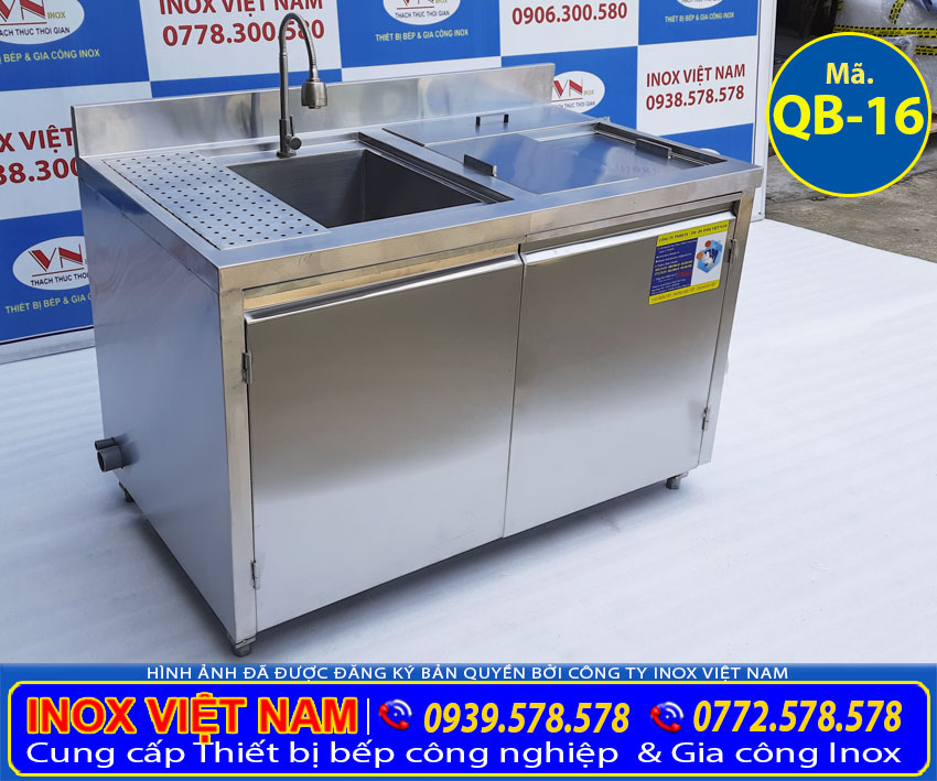 Tủ quầy bar inox QB-16
