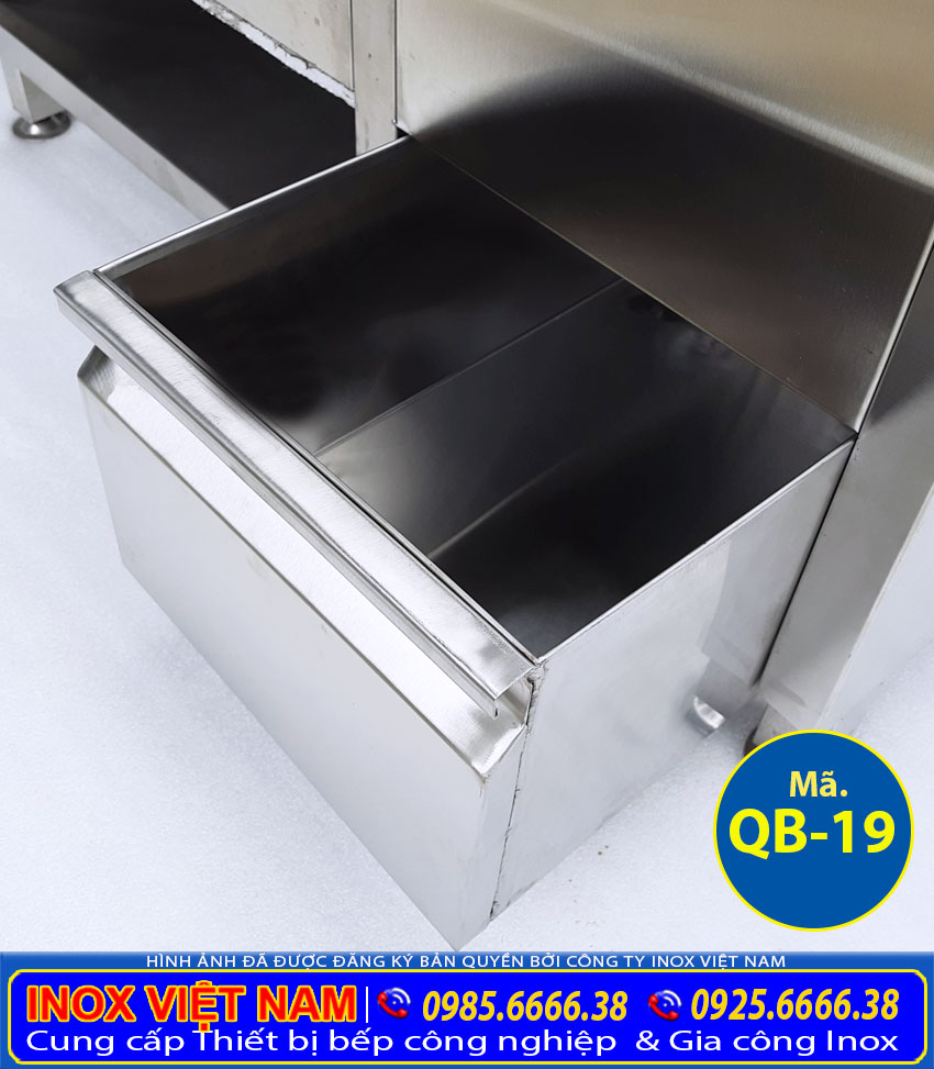 Thùng rác inox quầy bar