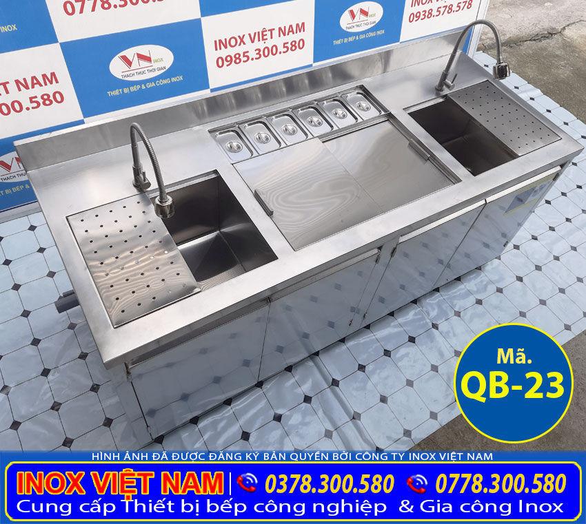 Quầy pha chế trà sữa 2m QB-23
