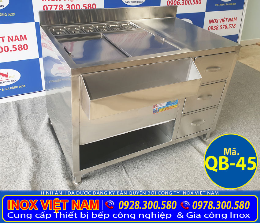 Quầy bar inox mini QB-45