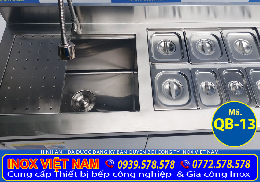 Khay đựng topping quầy pha chế trà sữa 2m3