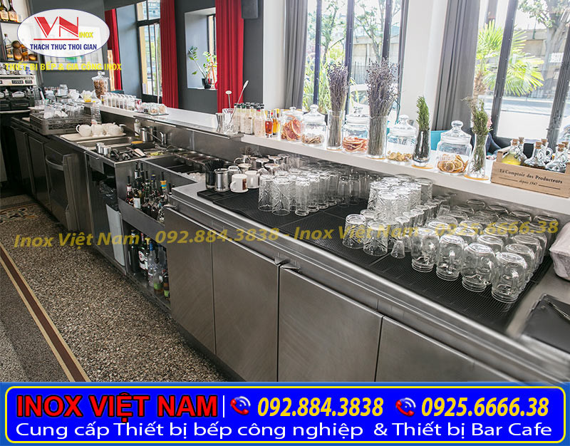 Mẫu thiết kế quầy pha chế trà sữa