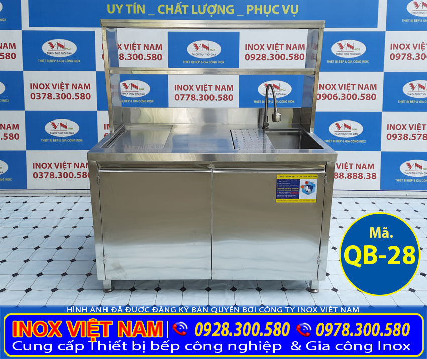 Quầy pha chê inox chất lượng cao 