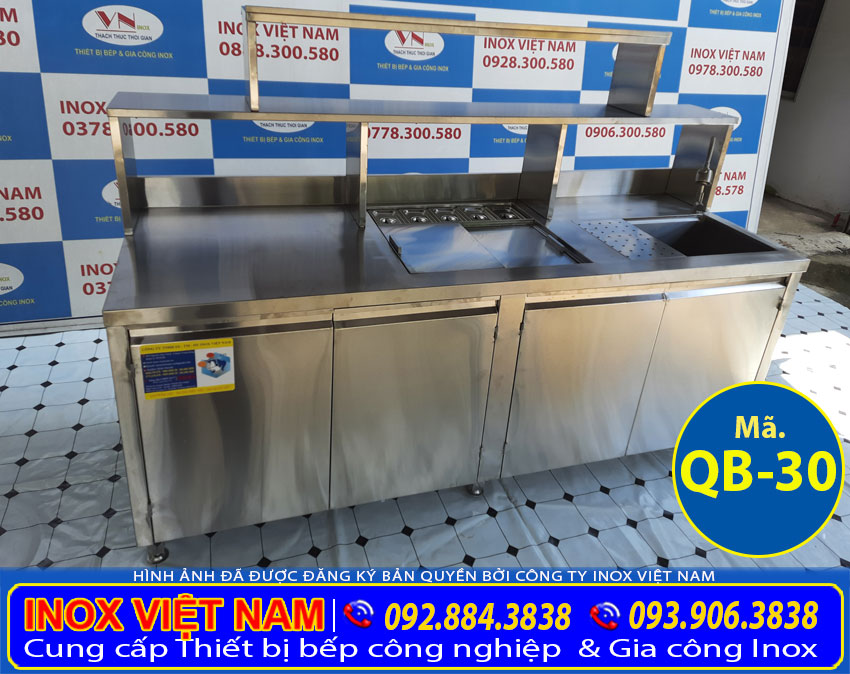 Mua quầy bar inox pha chế trà sữa ở đâu giá tốt
