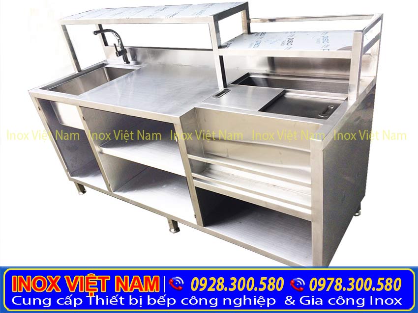 Mẫu quầy pha chế trà sữa 79