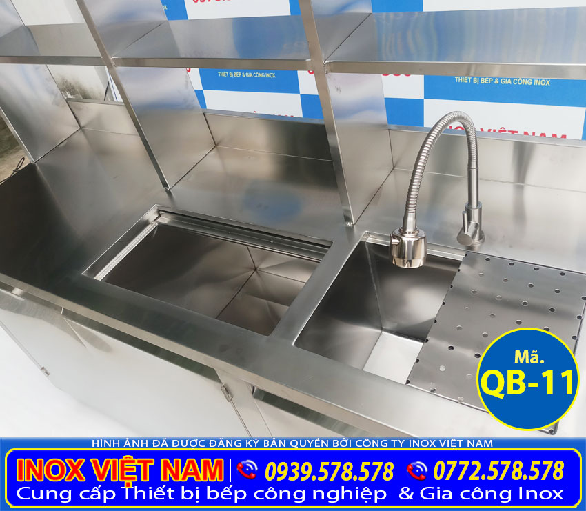 Vòi nước của quầy pha chế inox QB-11