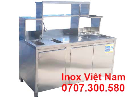 Quầy Pha Chế Cafe Inox QB-10