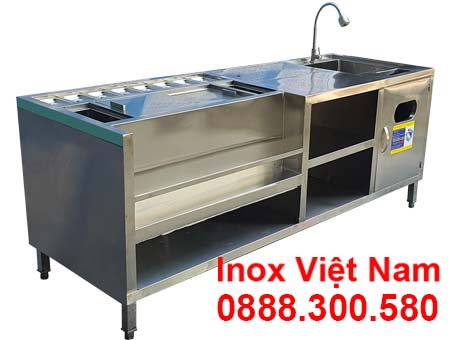 Quầy Pha Chế Inox QB-33
