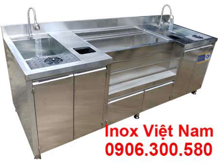 Quầy Bar Cafe Inox Sang Trọng và Hiện Đại QB-06