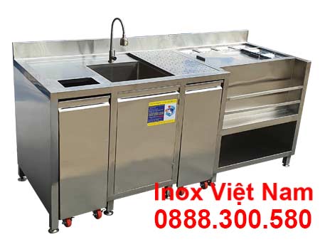 Quầy Pha Chế Inox QB-32