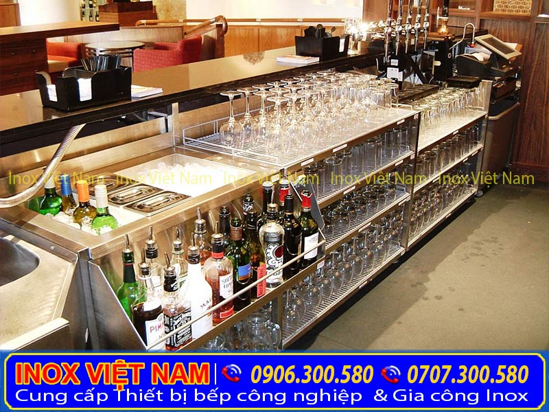 Tư Vấn Thiết Kế Quầy Pha Chế Inox Hiện Đại Và Chuyên Nghiệp