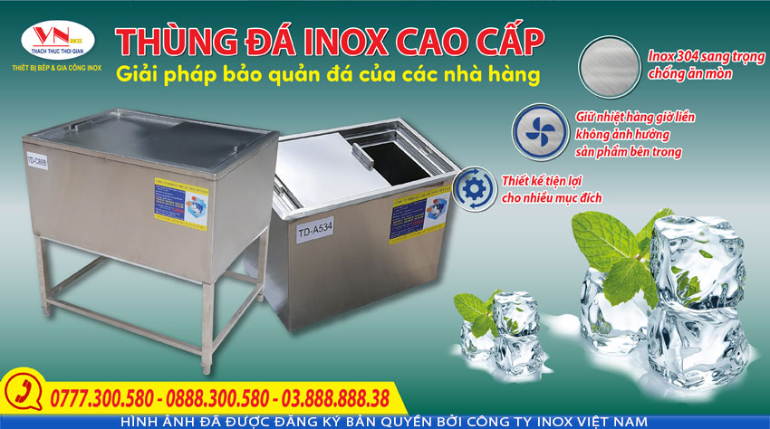 Cách Tính Kích Thước Thùng Đá Inox Theo Quy Mô Kinh Doanh Hiệu Quả Nhất