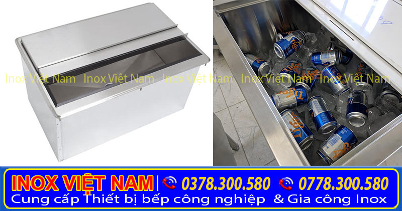 Sử dụng thùng đá inox để ướp bia