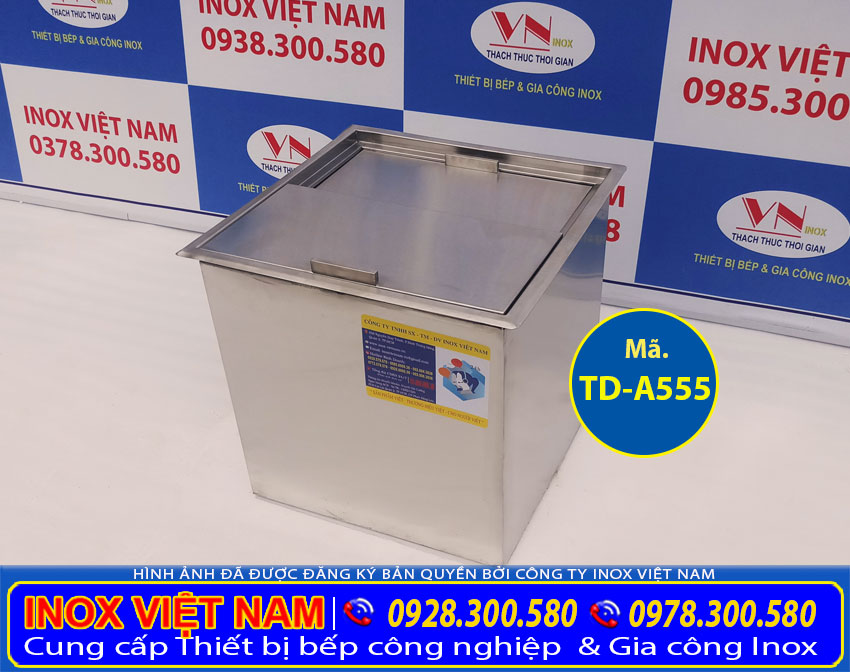 Thùng chưa đá inox âm TD-A555