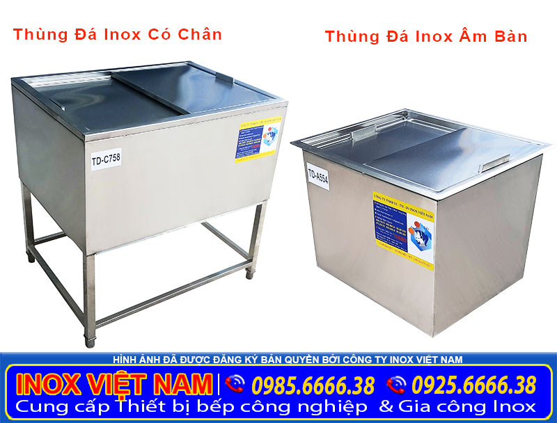 Thùng đá inox 304 cao cấp