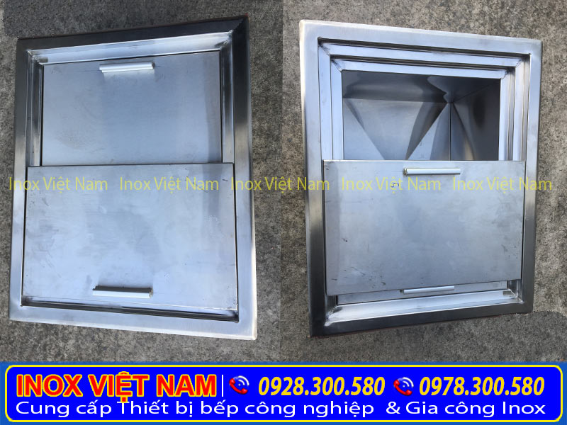 Thùng đá inox âm bàn 02 