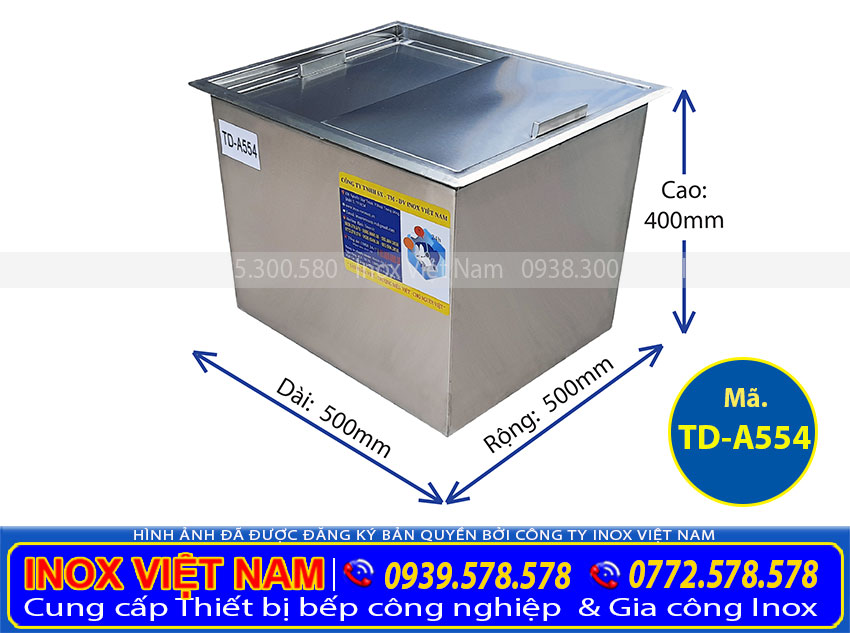 Thùng đá inox TD-A554