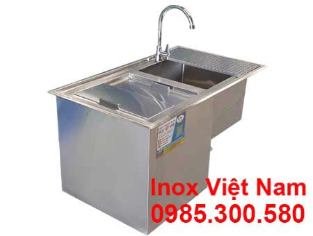 Thùng Đá Kèm Chậu Rửa Âm Quầy Bar QB-51