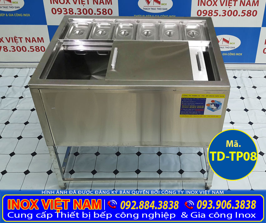 Báo giá thùng đá inox TD-TP08
