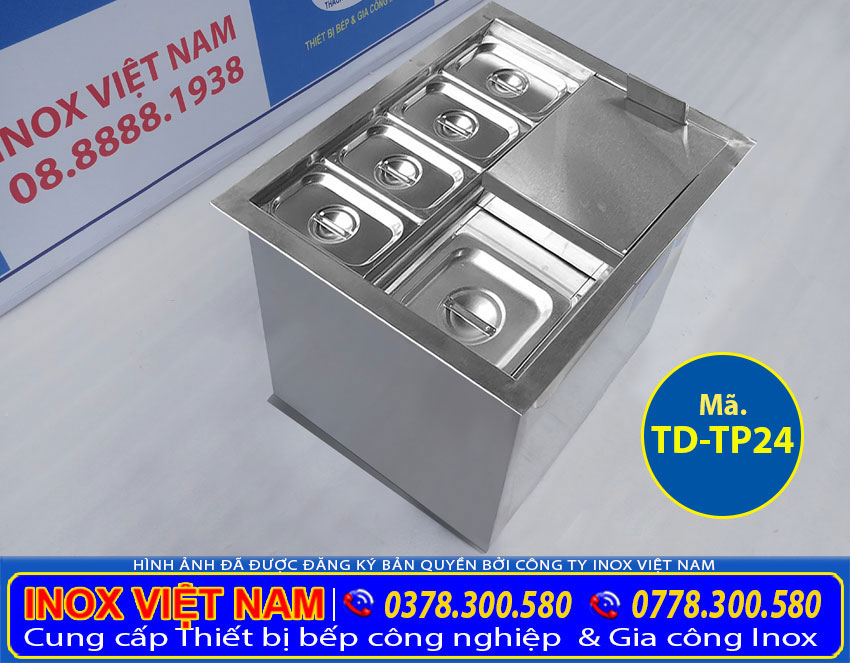 Thùng đựng đá inox TD-TP24 giá bao nhiêu