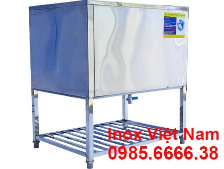 Thùng Đựng Đá Inox Có Kệ Dưới TD-C869