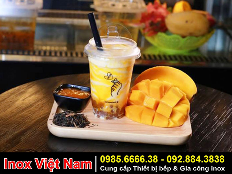 Cách Pha Chế Trà Sữa Xoài Hương Thơm Hấp Dẫn Vị Lạ Miệng