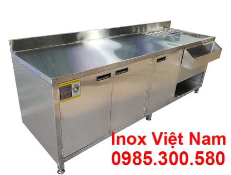 Quầy Pha Chế Inox Cao Cấp QB-41